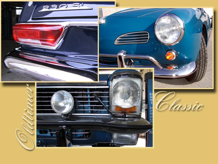 Oldtimer- Fachwerkstatt :: Mercedes Benz W 107 und Mercedes Benz 113