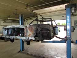 Oldtimer- Restauration, Mercedes Benz W107